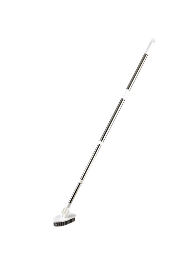 PAACHU Floor Scrub Brush, 2-In-1 Tile Tub Floor Scrubber with  Adjustable Long Handle Shower Cleaner Brush and 3 Detachable Replacement Scrubber Heads for Cleaning Bathroom Kitchen Walls Tub Tile - Image 1